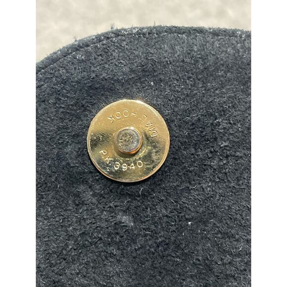 Vintage Women's Eel Skin Leather of the Sea Shoulder Bag Black Mini Purse - Picture 10 of 13